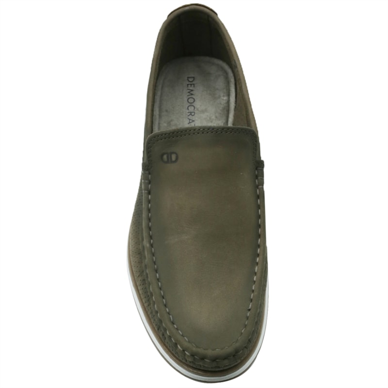 MASCULINO MOCASSIM CASUAL DEMOCRATA 252101 015 SMOKE