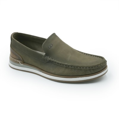MASCULINO MOCASSIM CASUAL DEMOCRATA 252101 015 SMOKE