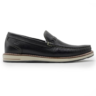 MASCULINO MOCASSIM CASUAL DEMOCRATA 361101 001 PRETO