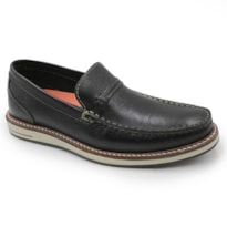 MASCULINO MOCASSIM CASUAL DEMOCRATA 361101 001 PRETO