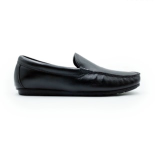 MASCULINO MOCASSIM CASUAL DEMOCRATA  651101 001 PRETO