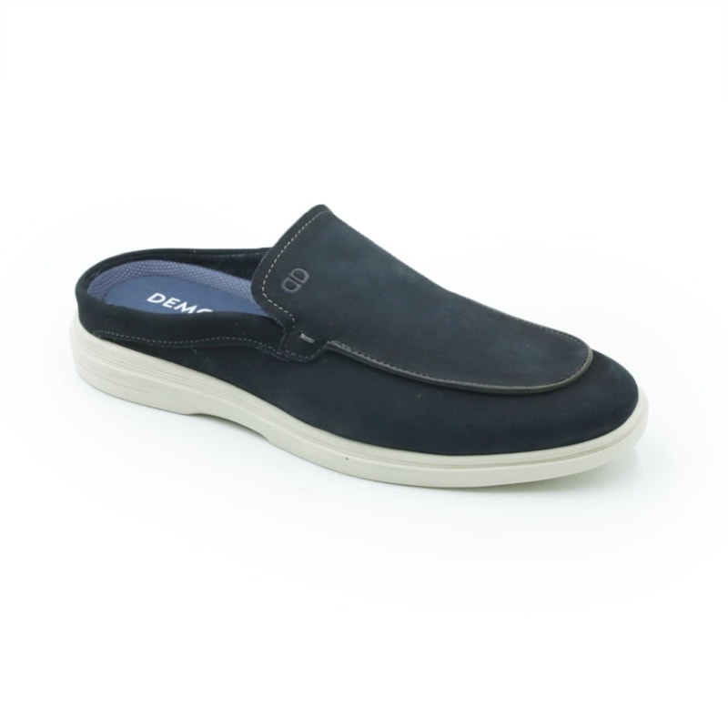 MASCULINO MOCASSIM CASUAL DEMOCRATA MULE  647102 001 NAVY