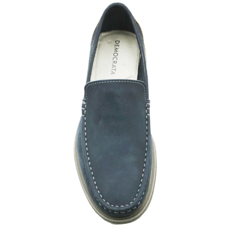 MASCULINO MOCASSIM CASUAL DEMOCRATA NASH 252301 003 NAVY/TABACO