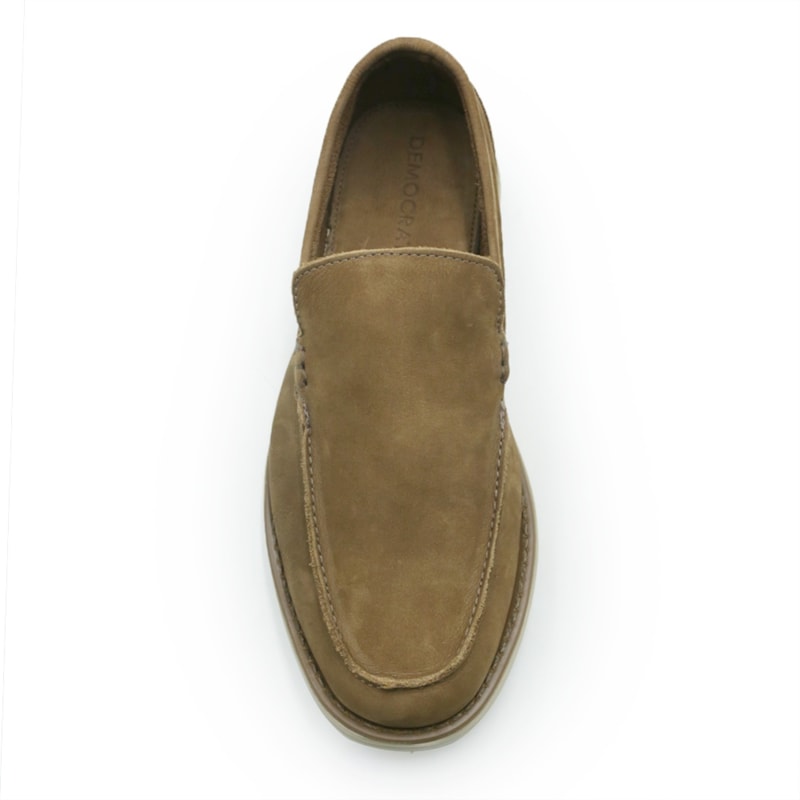 MASCULINO MOCASSIM CASUAL DEMOCRATA SOHO  710102 002 CAFE