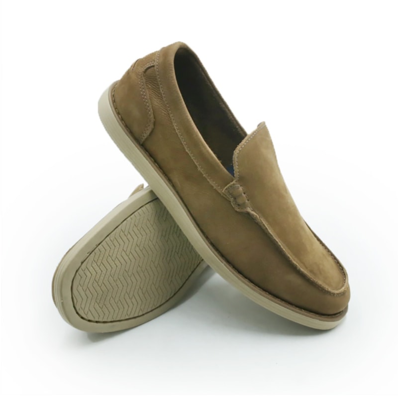 MASCULINO MOCASSIM CASUAL DEMOCRATA SOHO  710102 002 CAFE
