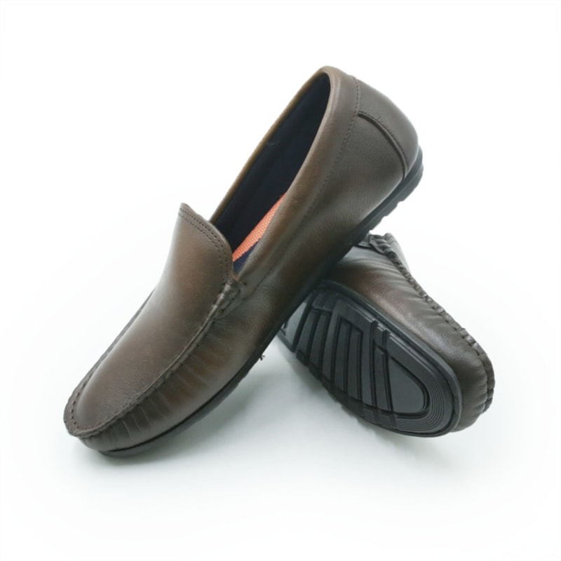 MASCULINO MOCASSIM CASUAL DEMOCRATA TOM  651101 002 MOGNO