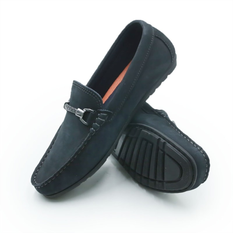 MASCULINO MOCASSIM CASUAL DEMOCRATA TOM  651102 002 NAVY