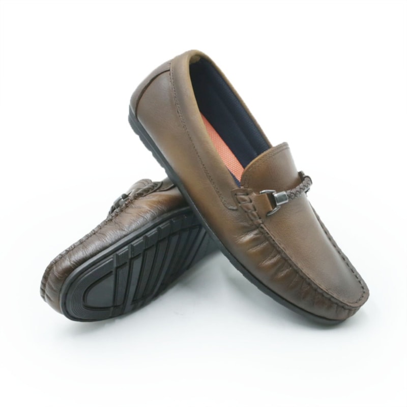 MASCULINO MOCASSIM CASUAL DEMOCRATA TOM  651102 003 TAN