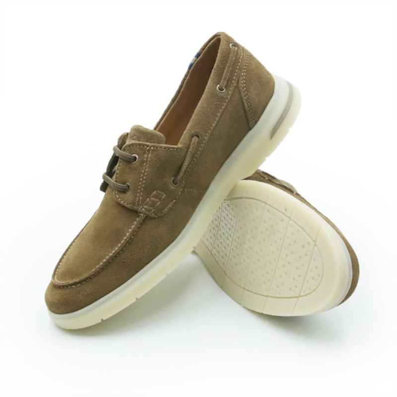 MASCULINO MOCASSIM CASUAL FERRACINI  4657 708 D CAMURCA TRUFA