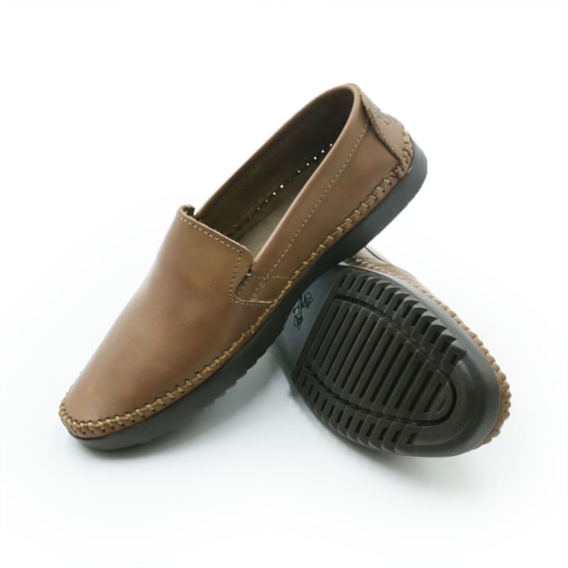 MASCULINO MOCASSIM CASUAL FREE WAY  LOGANX 4089 HAVANA