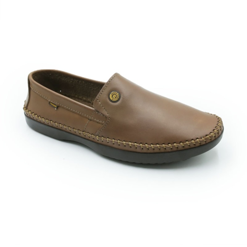 MASCULINO MOCASSIM CASUAL FREE WAY  LOGANX 4089 HAVANA