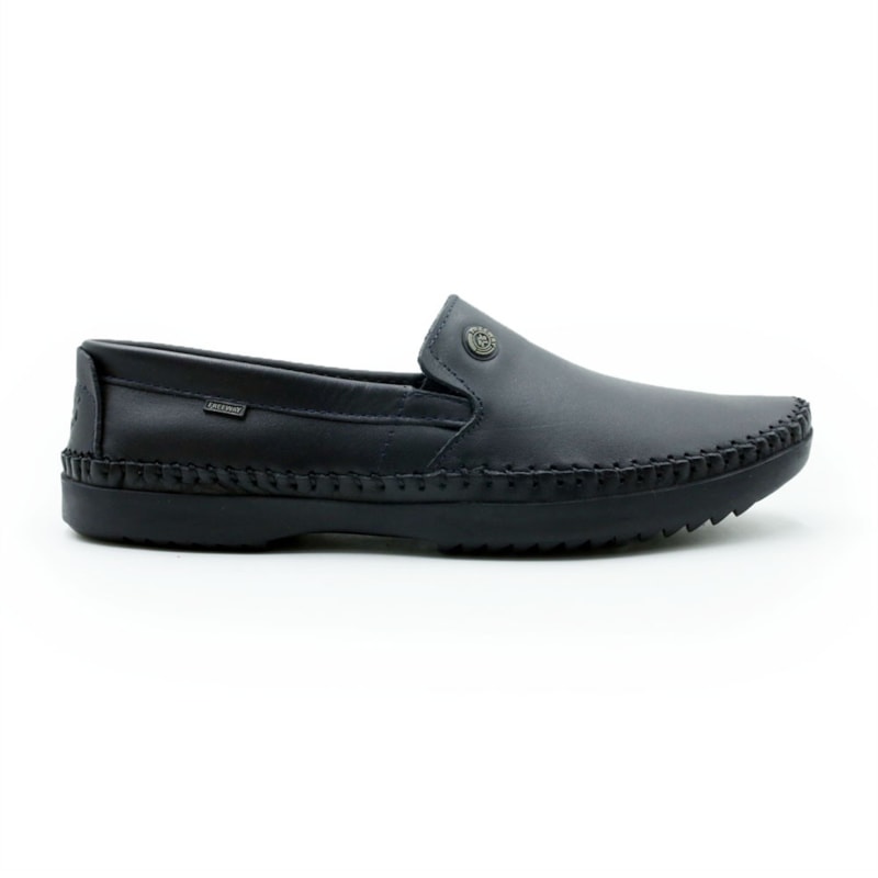 MASCULINO MOCASSIM CASUAL FREE WAY  LOGANX 561 PRETO