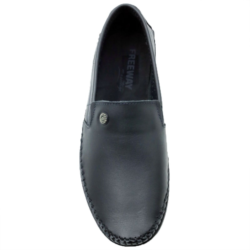 MASCULINO MOCASSIM CASUAL FREE WAY  LOGANX 561 PRETO
