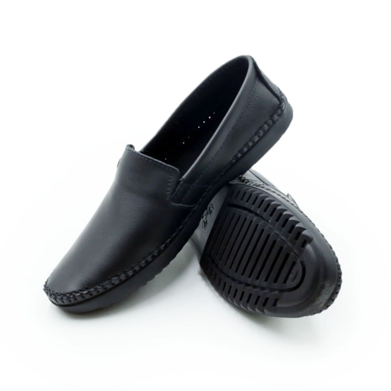 MASCULINO MOCASSIM CASUAL FREE WAY  LOGANX 561 PRETO