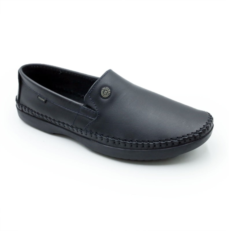 MASCULINO MOCASSIM CASUAL FREE WAY  LOGANX 561 PRETO