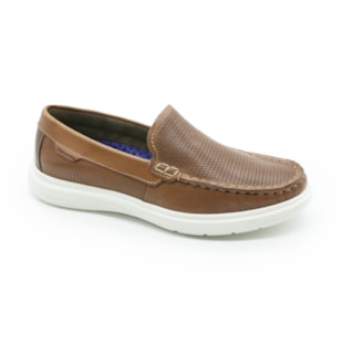 MASCULINO MOCASSIM CASUAL PEGADA 142202 03 NATURE PINHAO