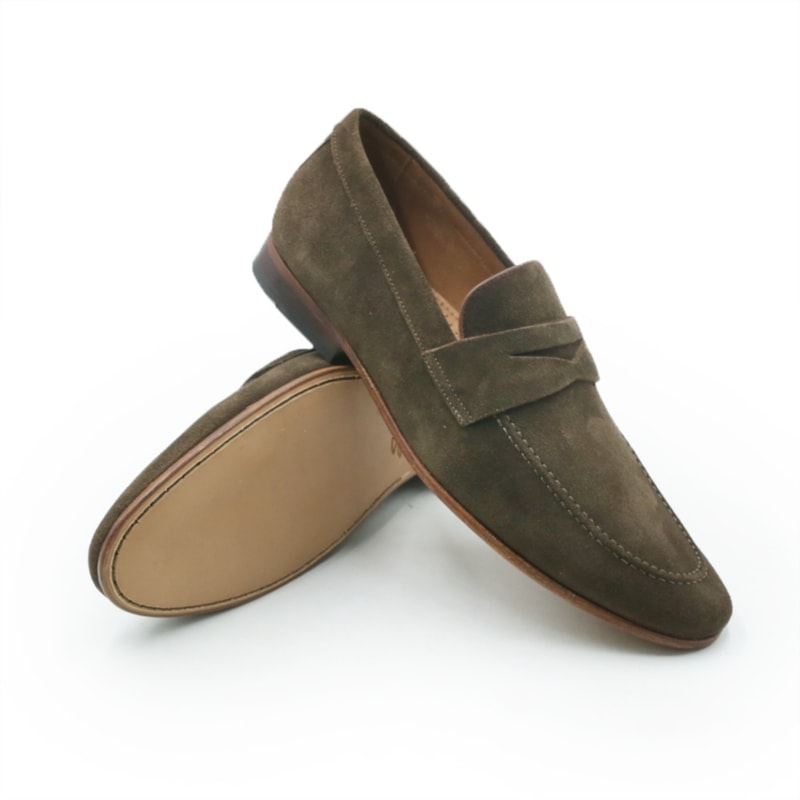 MASCULINO MOCASSIM CASUAL SAVELLI  14115 SUEDE CAFÉ 2