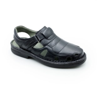 MASCULINO SANDALIA CASUAL LEVECOMFORT 44002 PRETO