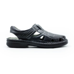MASCULINO SANDALIA CASUAL LEVECOMFORT 44002 PRETO