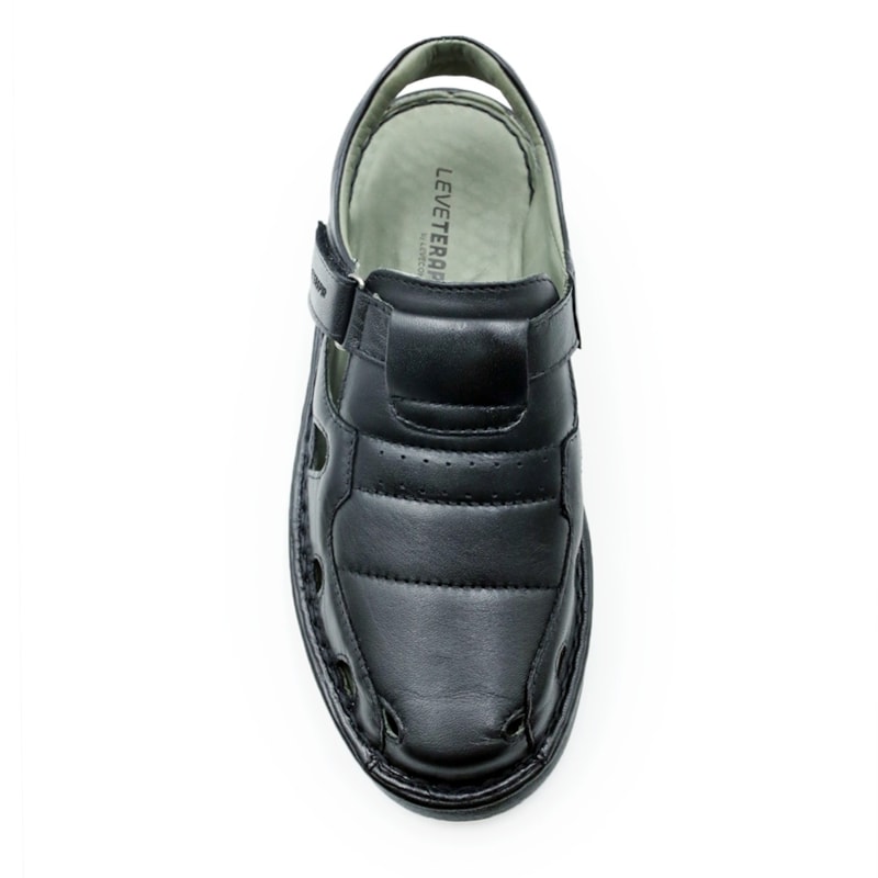 MASCULINO SANDALIA CASUAL LEVECOMFORT 44002 PRETO