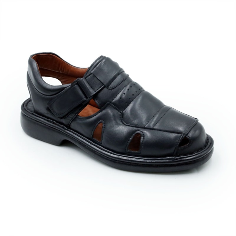 MASCULINO SANDALIA CASUAL LUFLEX 361 PRETO