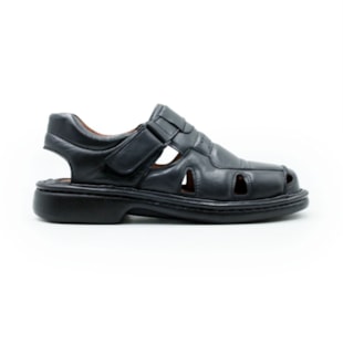 MASCULINO SANDALIA CASUAL LUFLEX 361 PRETO