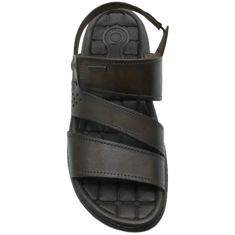 MASCULINO SANDALIA CASUAL PEGADA 131224 02 ANILINA CRAVO 24L