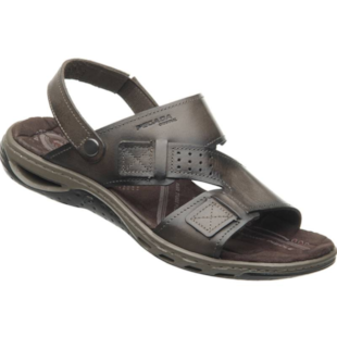 MASCULINO SANDALIA CASUAL PEGADA 131662 03 ANILINA CRAVO