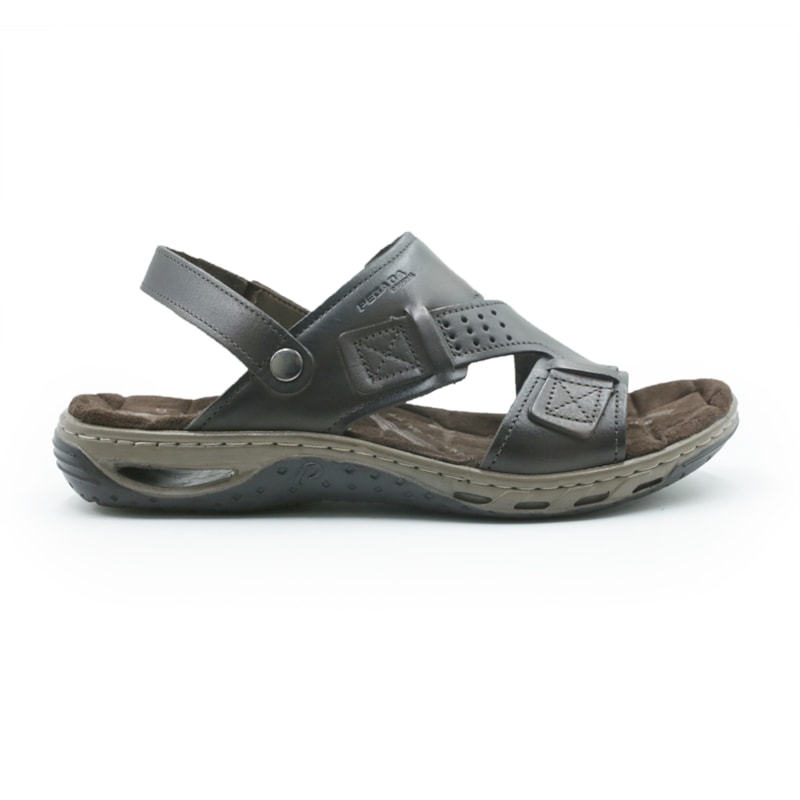 MASCULINO SANDALIA CASUAL PEGADA 131662 BROWN.