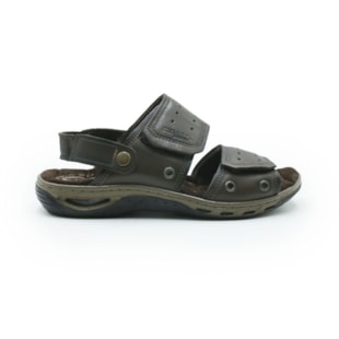 MASCULINO SANDALIA CASUAL PEGADA 131668 03 ANILINA CRAVO