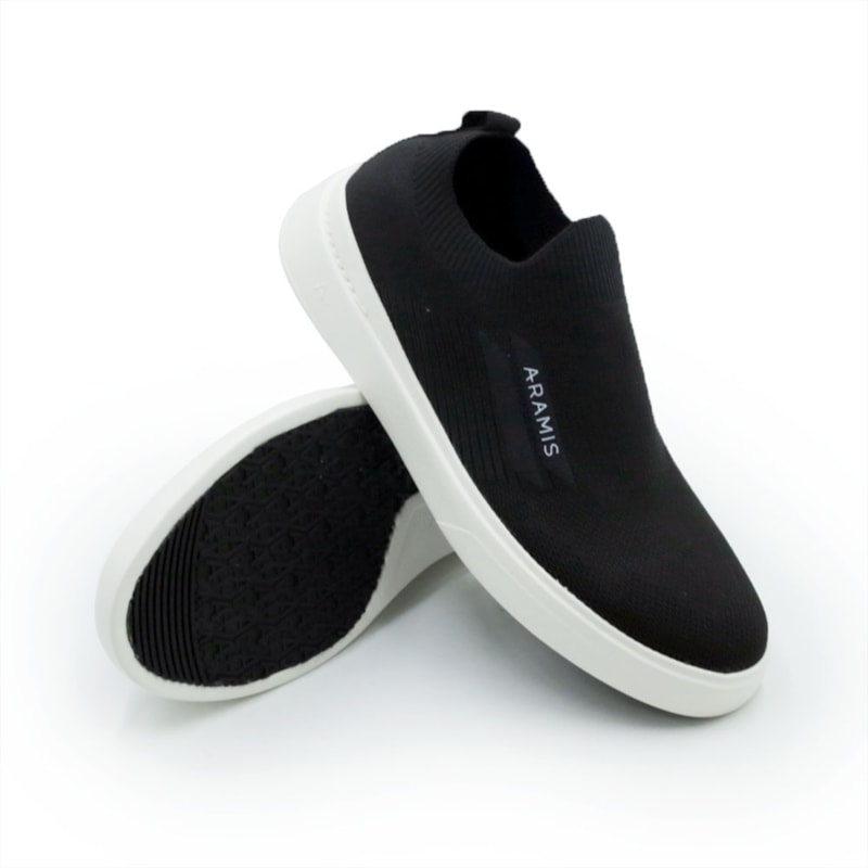 MASCULINO SAPATENIS CASUAL ARAMIS JOURNEY SA  ARM336K PRETO