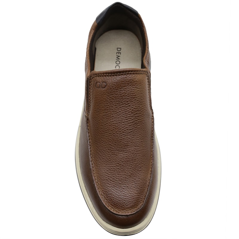 MASCULINO SAPATENIS CASUAL DEMOCRATA 245201 003 CONHAQUE