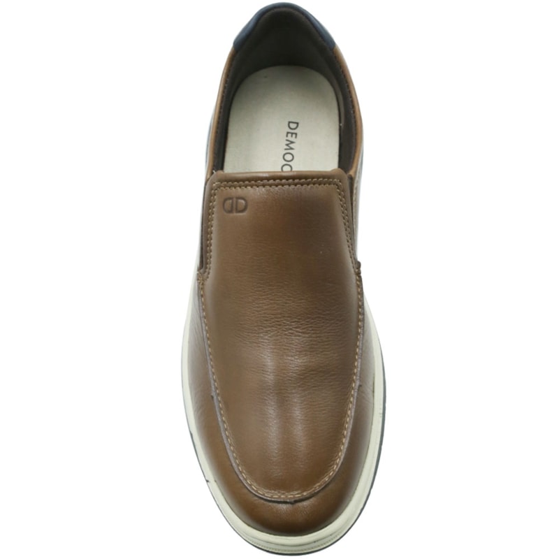 MASCULINO SAPATENIS CASUAL DEMOCRATA 245201 003 CONHAQUE