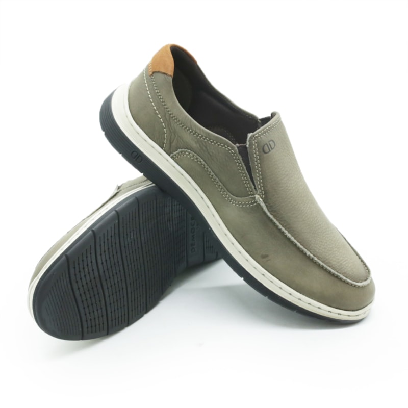 MASCULINO SAPATENIS CASUAL DEMOCRATA  245201 004 SMOKE