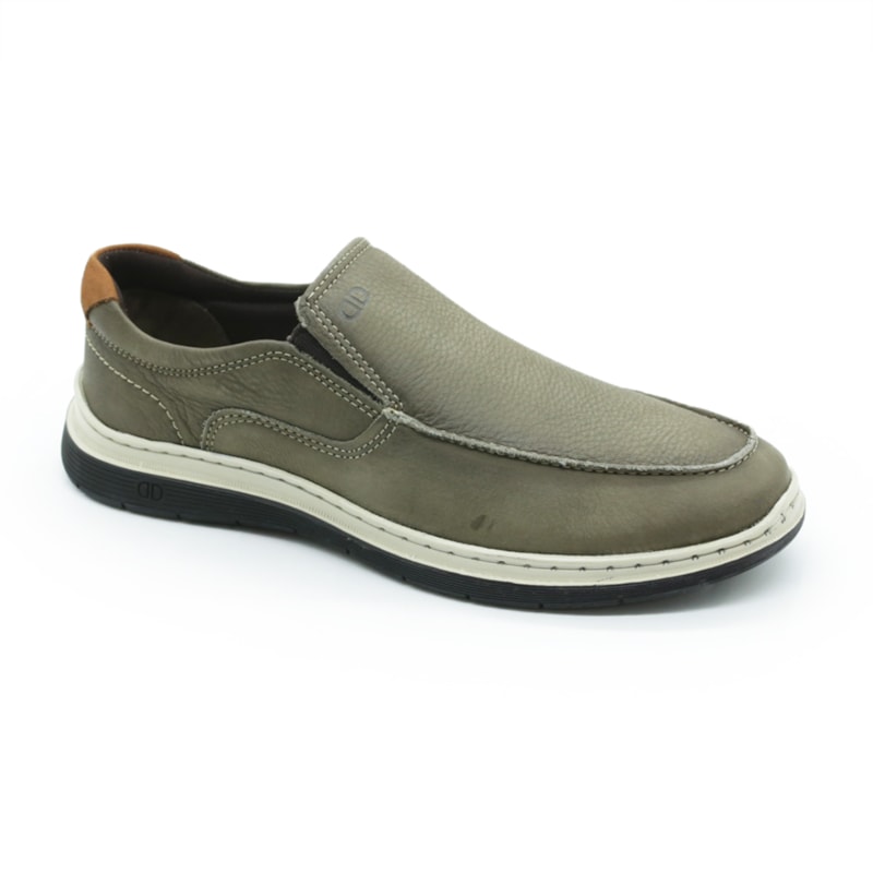 MASCULINO SAPATENIS CASUAL DEMOCRATA  245201 004 SMOKE