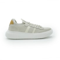 MASCULINO SAPATENIS CASUAL DEMOCRATA  526105 004 BIJU/OFF WHITE