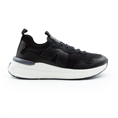 MASCULINO SAPATENIS CASUAL DEMOCRATA 527103 001 PRETO