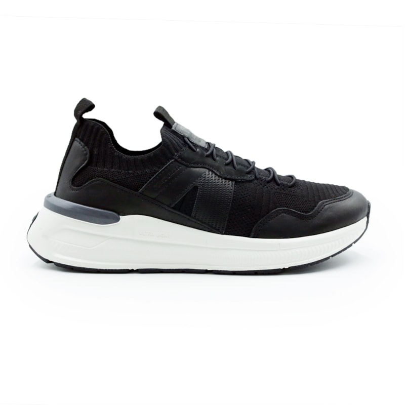 MASCULINO SAPATENIS CASUAL DEMOCRATA 527103 001 PRETO