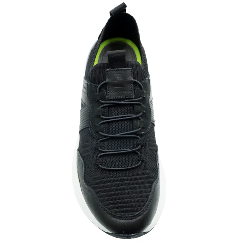 MASCULINO SAPATENIS CASUAL DEMOCRATA 527103 001 PRETO