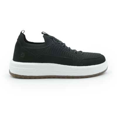MASCULINO SAPATENIS CASUAL DEMOCRATA  600102 001 PRETO