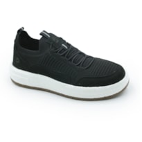 MASCULINO SAPATENIS CASUAL DEMOCRATA  600102 001 PRETO
