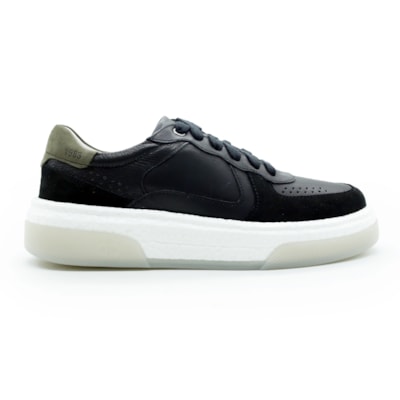 MASCULINO SAPATENIS CASUAL DEMOCRATA 623101 001 PRETO