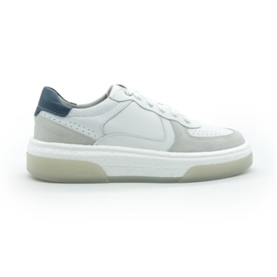 MASCULINO SAPATENIS CASUAL DEMOCRATA 623101 004 BRANCO
