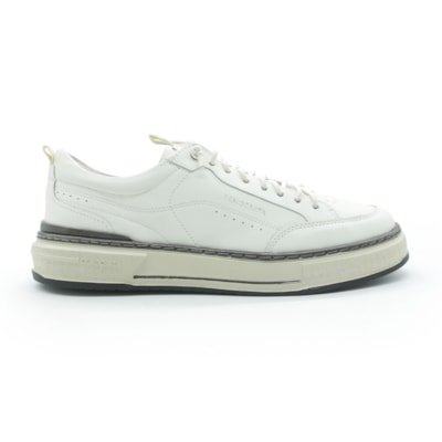 MASCULINO SAPATENIS CASUAL DEMOCRATA 640201 003 OFF WHITE