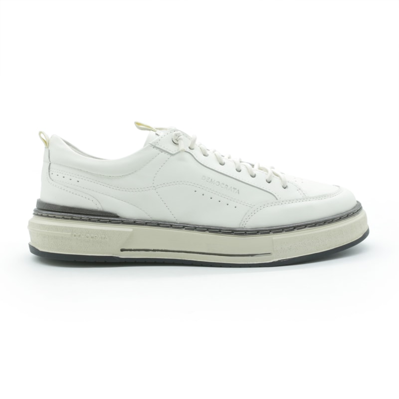 MASCULINO SAPATENIS CASUAL DEMOCRATA 640201 003 OFF WHITE