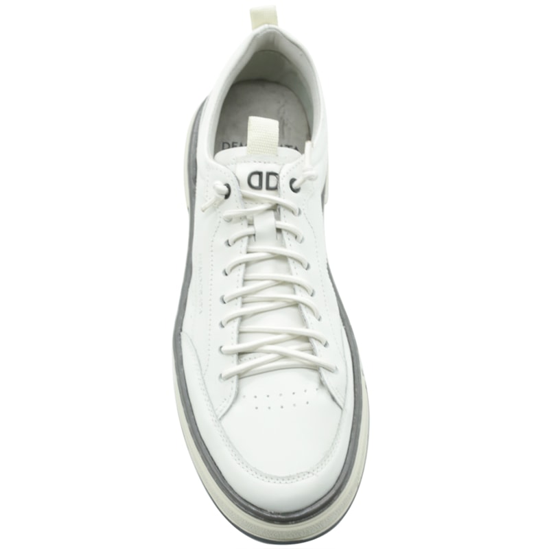 MASCULINO SAPATENIS CASUAL DEMOCRATA 640201 003 OFF WHITE