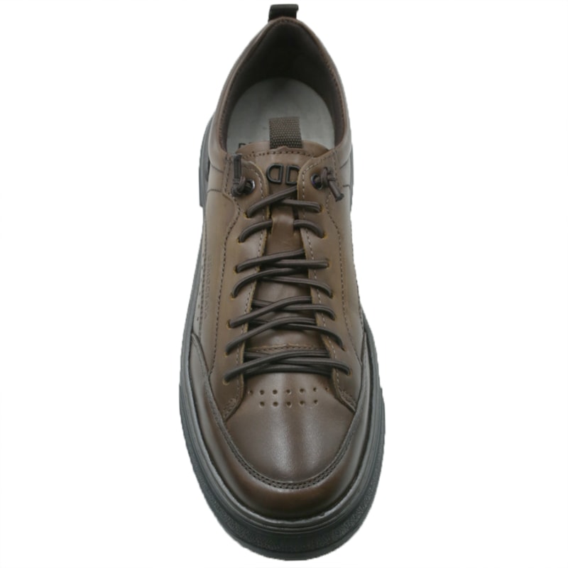 MASCULINO SAPATENIS CASUAL DEMOCRATA 640201 005 TABACO