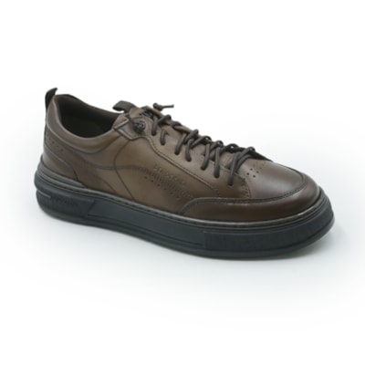 MASCULINO SAPATENIS CASUAL DEMOCRATA 640201 005 TABACO
