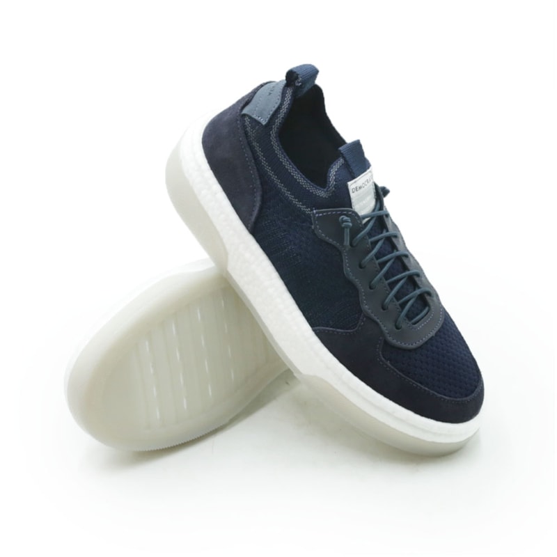 MASCULINO SAPATENIS CASUAL DEMOCRATA BEAT PULSE  623102 001 SPACE/AZUL