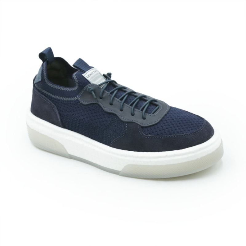 MASCULINO SAPATENIS CASUAL DEMOCRATA BEAT PULSE  623102 001 SPACE/AZUL